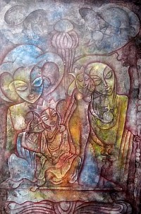 Peintures acryliques sur toile